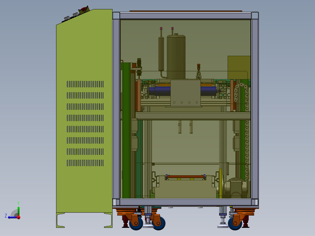 倍速链组装线右视图