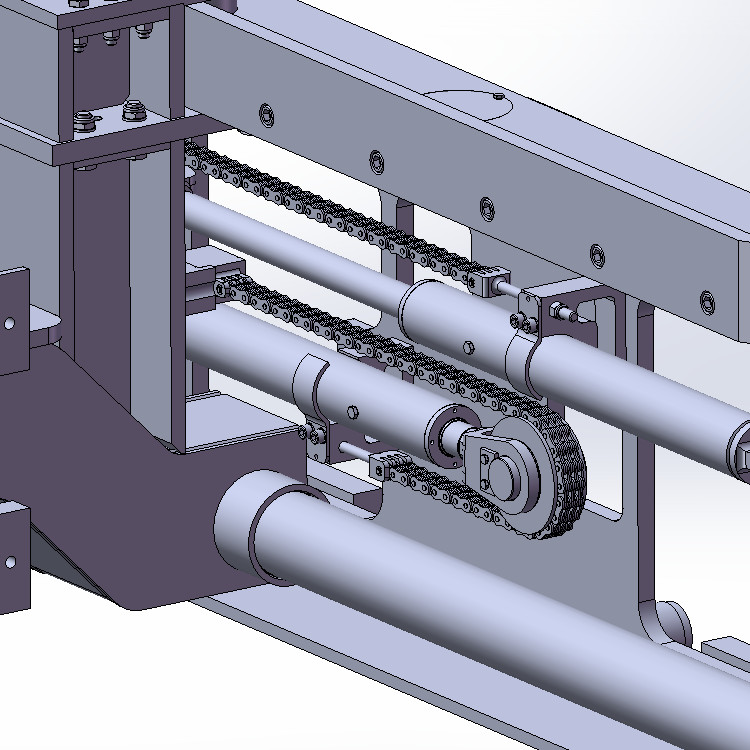 ZDH-QT-027 经典传动之卡车地盘180度旋转机构