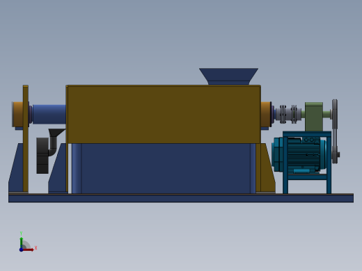 莲藕清洗去皮切片机含1422048SW三维+说明书前视缩略图