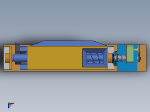 莲藕清洗去皮切片机含1422048SW三维+说明书俯视缩略图