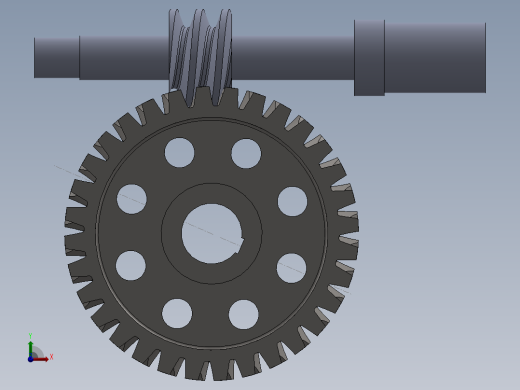 齿轮啮合 (131)前视缩略图