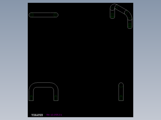 取手(鋁合金)RA-2D多系列多零件图纸模型