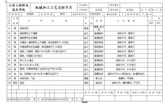 Q216-左压板数控加工工艺及编程设计【手动编程】缩略图