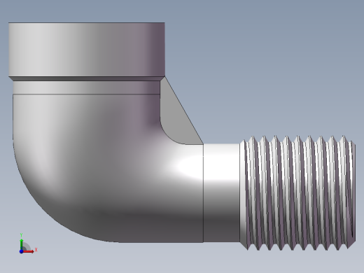弯头-等径内外丝 DN8前视缩略图