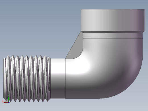弯头-等径内外丝 DN8后视缩略图