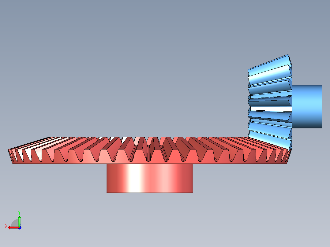 齿轮啮合 (87)后视图