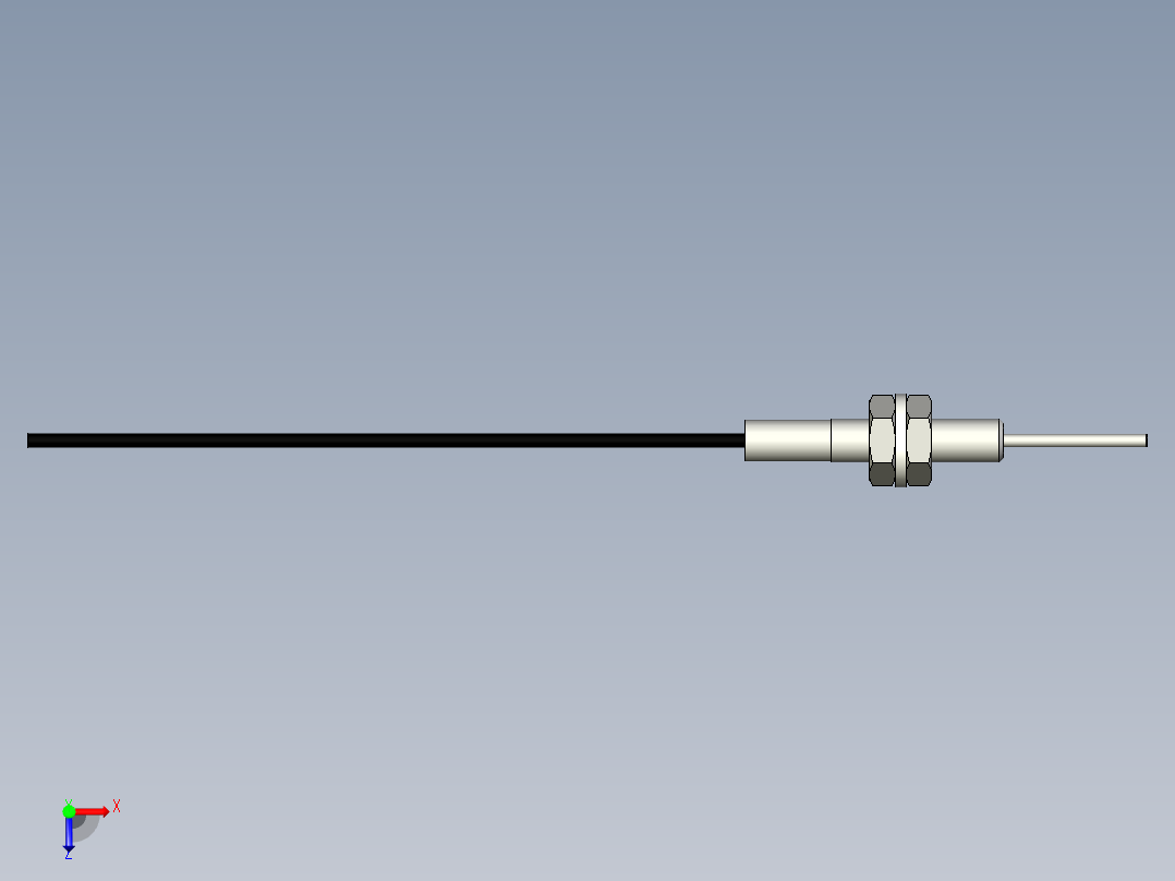 光纤元件漫反射型FR-D321-I俯视图