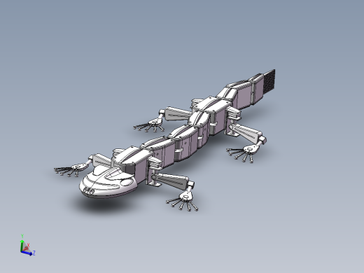 仿蝾螈机器人 (2)