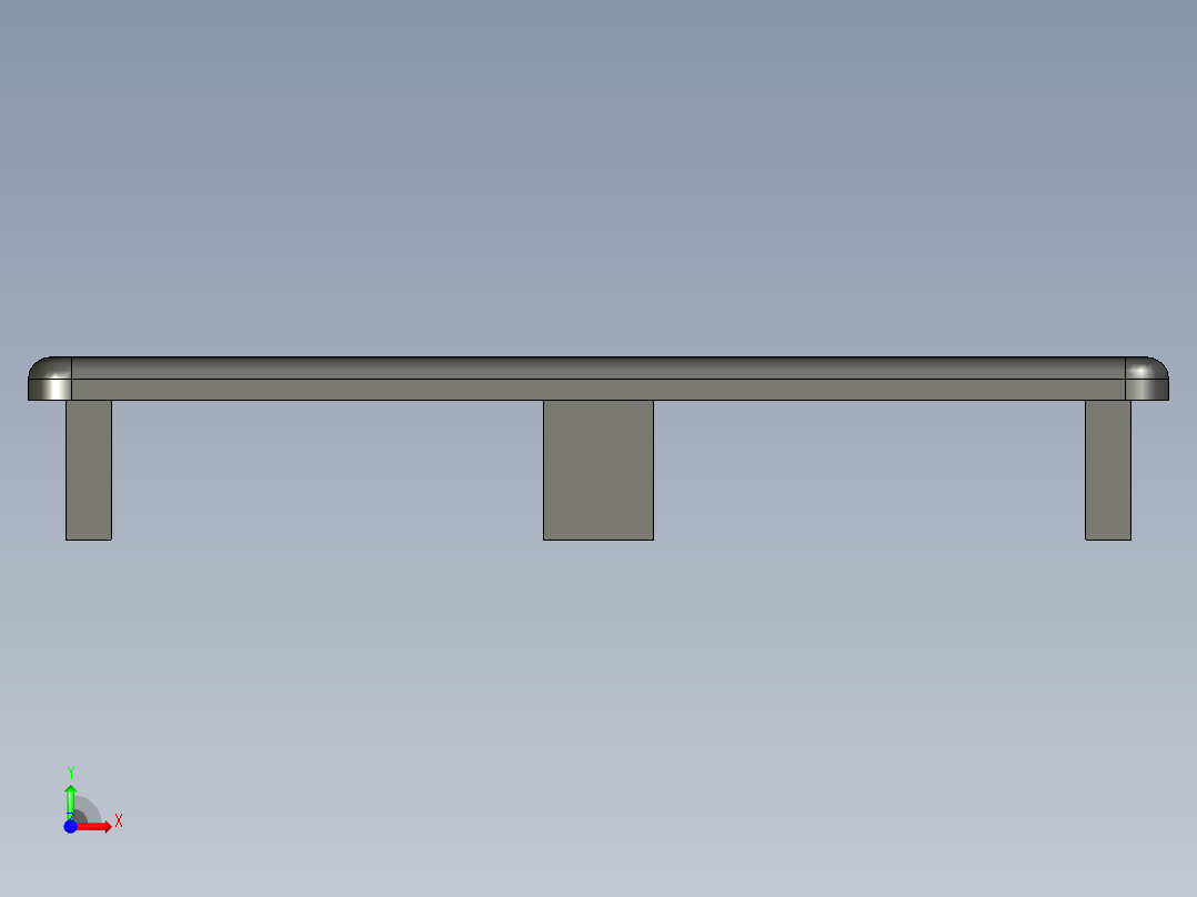 型材-KJN CABLE CONDUIT CAP 80X80 KJN511100前视图
