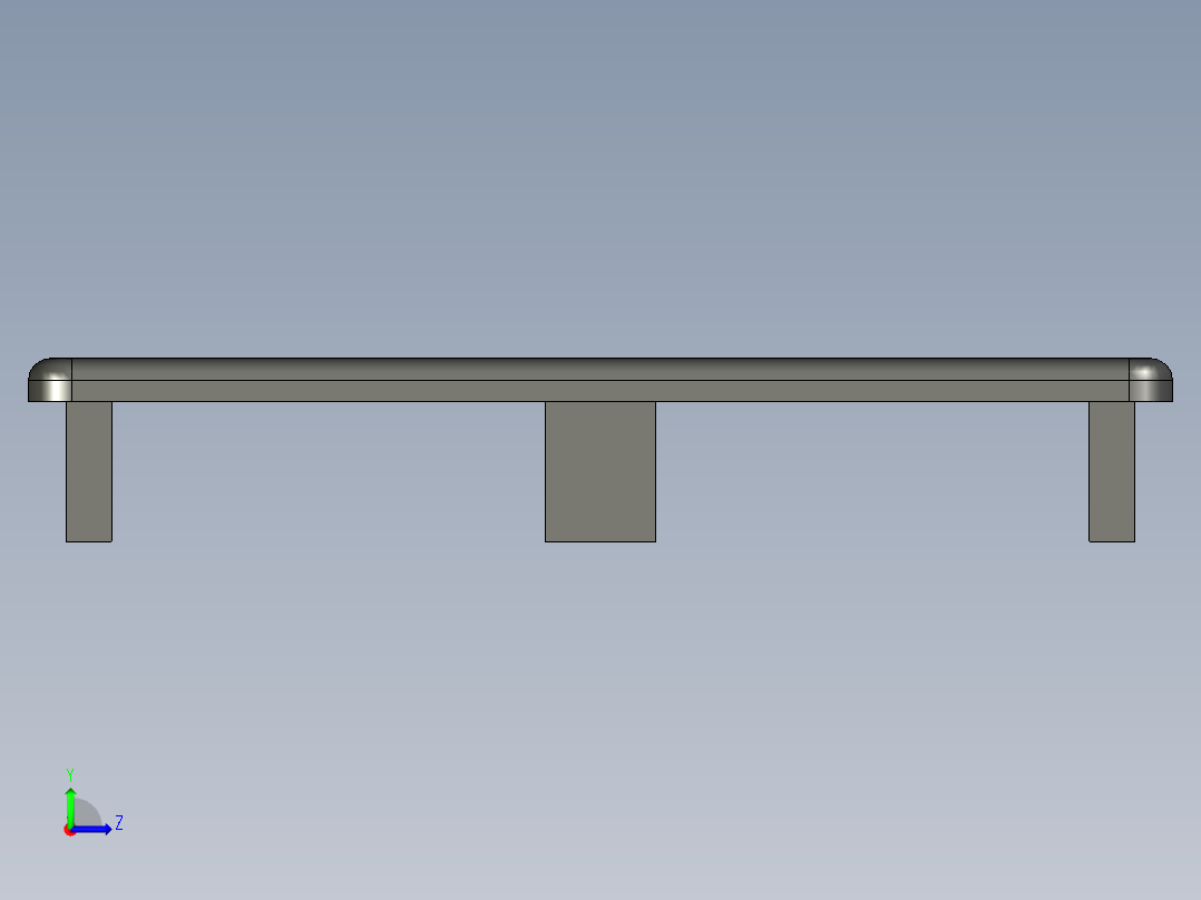 型材-KJN CABLE CONDUIT CAP 80X80 KJN511100左视图