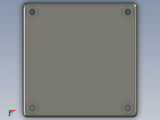 型材-KJN CABLE CONDUIT CAP 80X80 KJN511100俯视缩略图