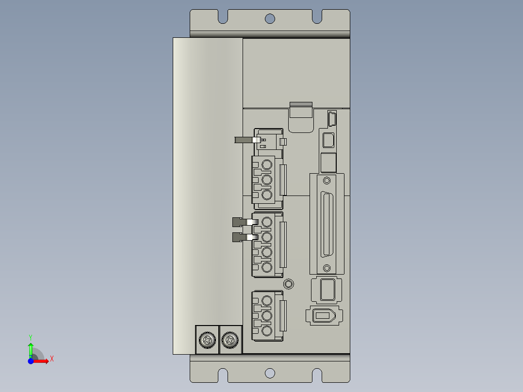 MEDKT4430E伺服马达前视图