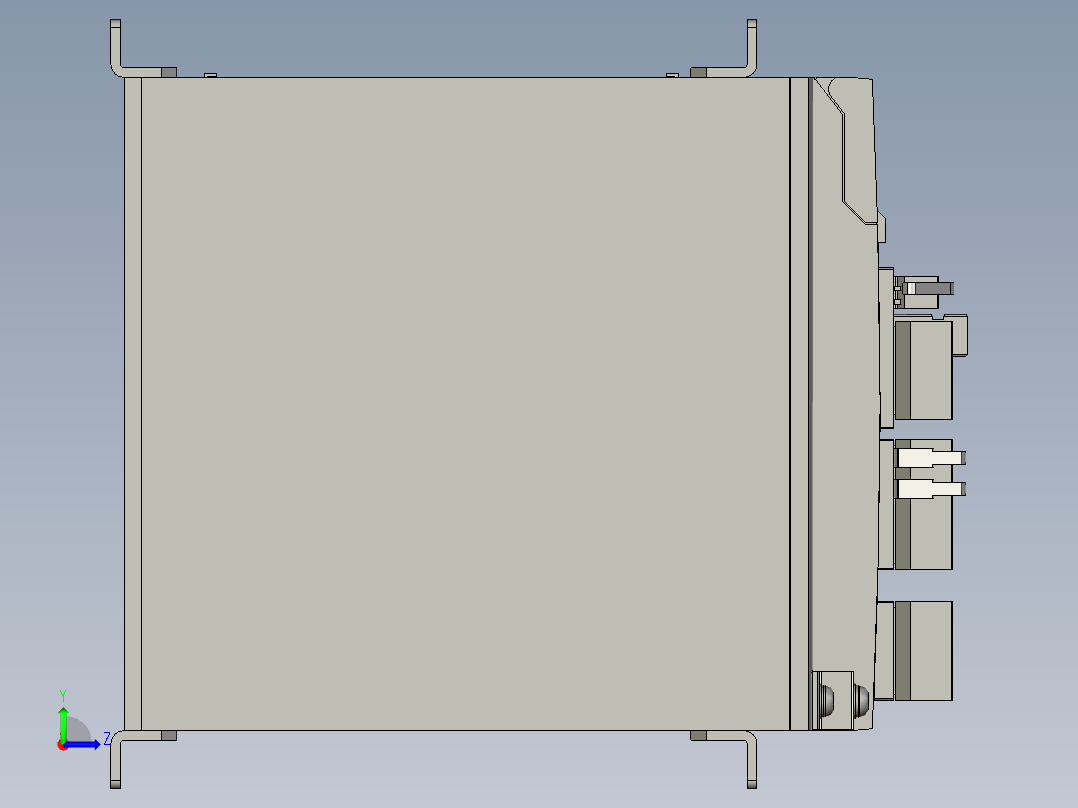 MEDKT4430E伺服马达左视图