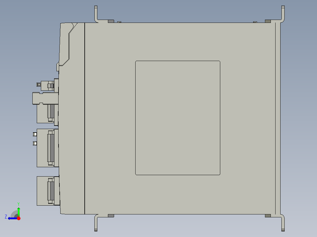 MEDKT4430E伺服马达右视图