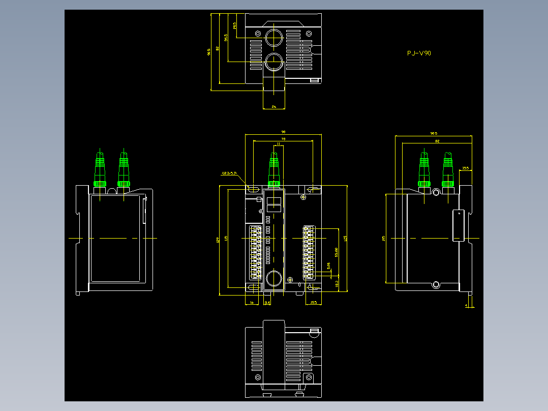 基恩士pjv_cad_kc图纸模型