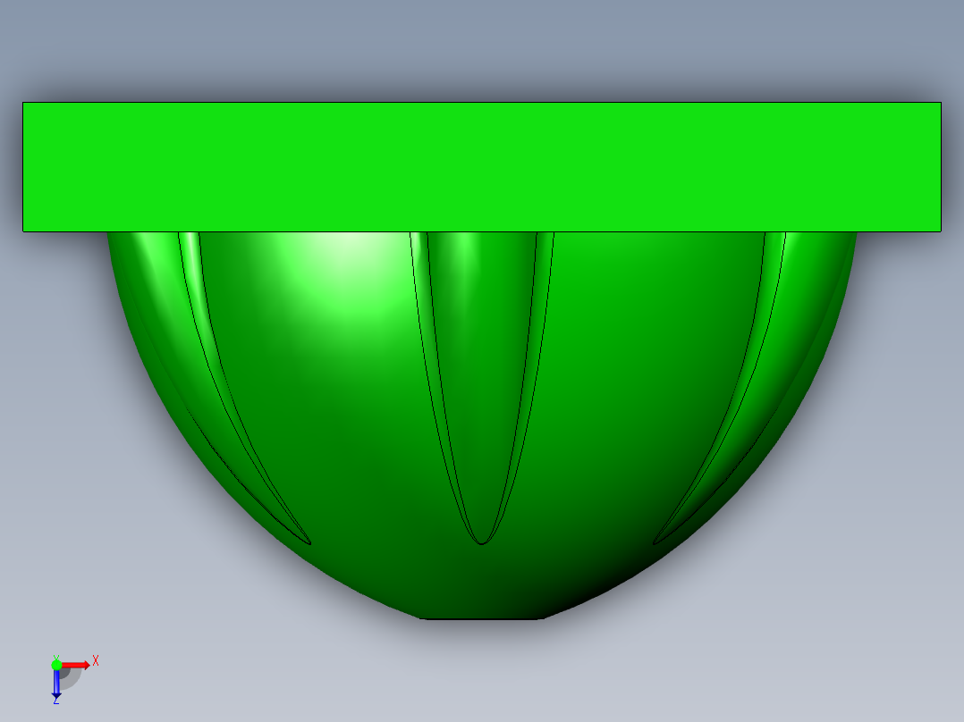 (00-基于UG的台灯罩造型与数控加工设计含UG图+工序卡+程序+说明书俯视图