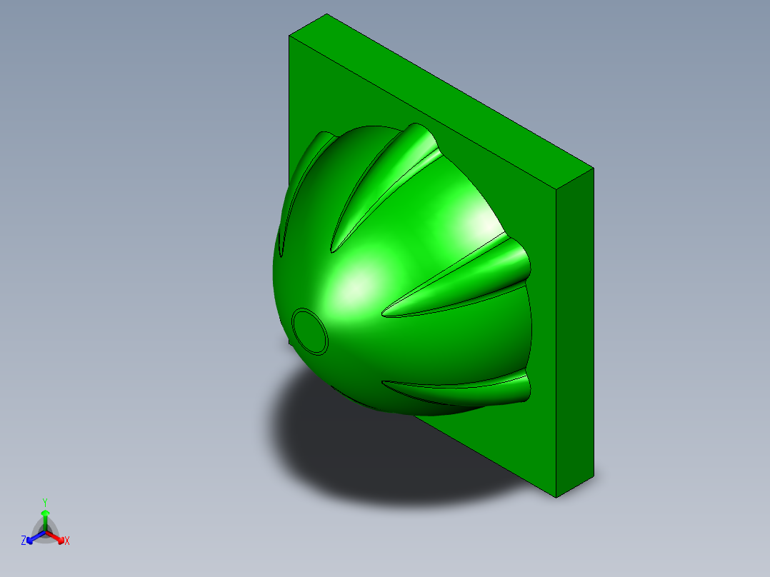 (00-基于UG的台灯罩造型与数控加工设计含UG图+工序卡+程序+说明书正等轴测图