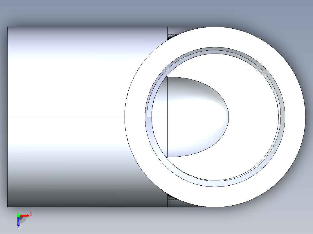 CPVC管件06-Sch80_90Elbow_SxFPT_9807-007 _0.75in俯视图
