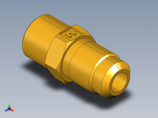扩口式工业通用硬管接头Flare To Solder 43F-4-5