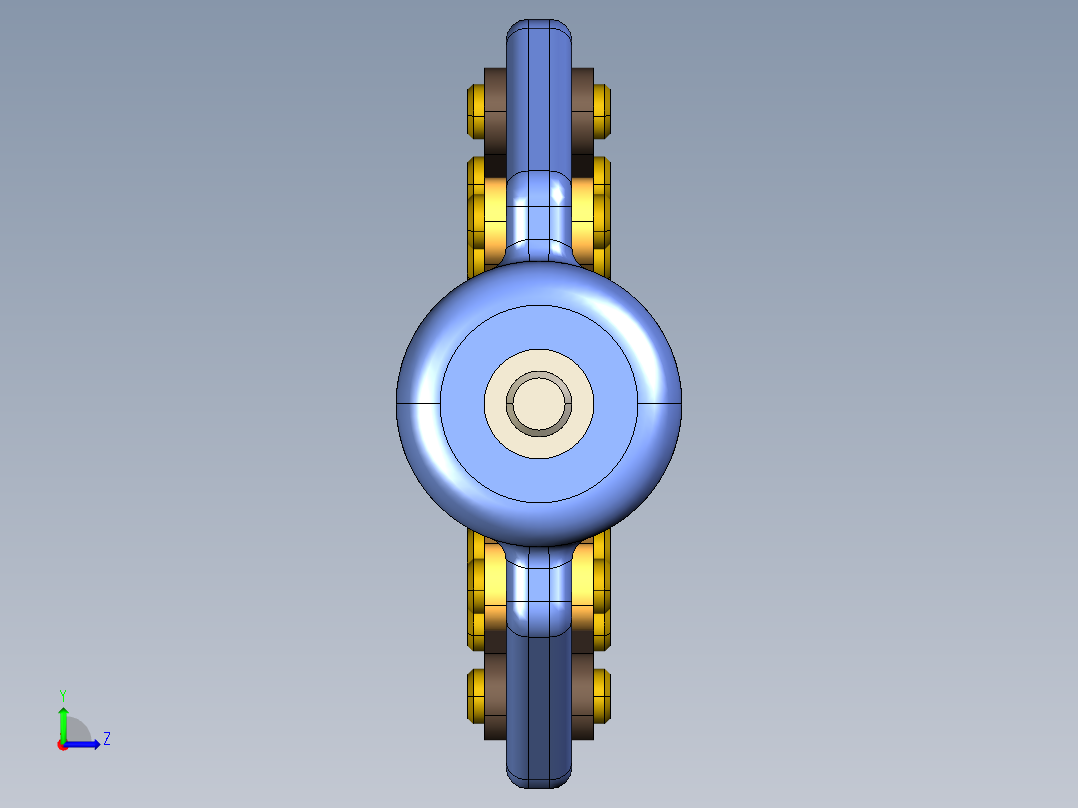 24-两爪机械爪左视图