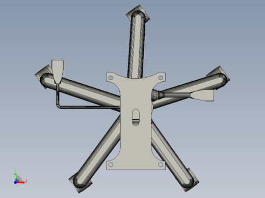 办公椅腿 MURAT前视缩略图