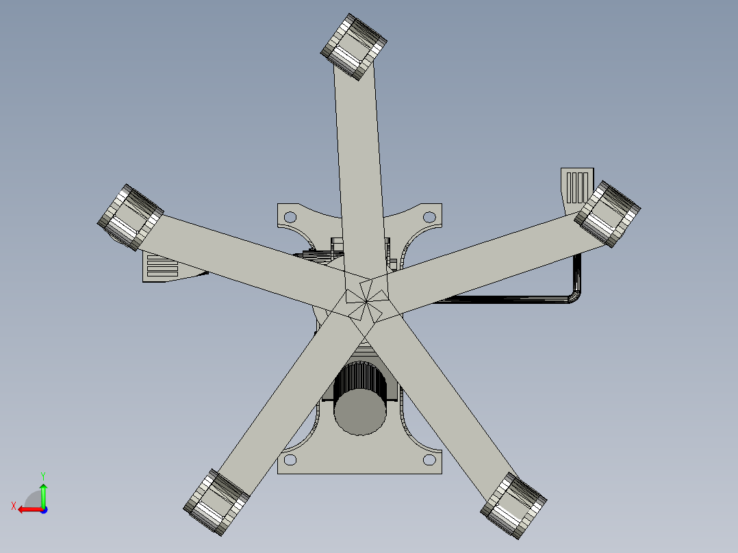 办公椅腿 MURAT后视图
