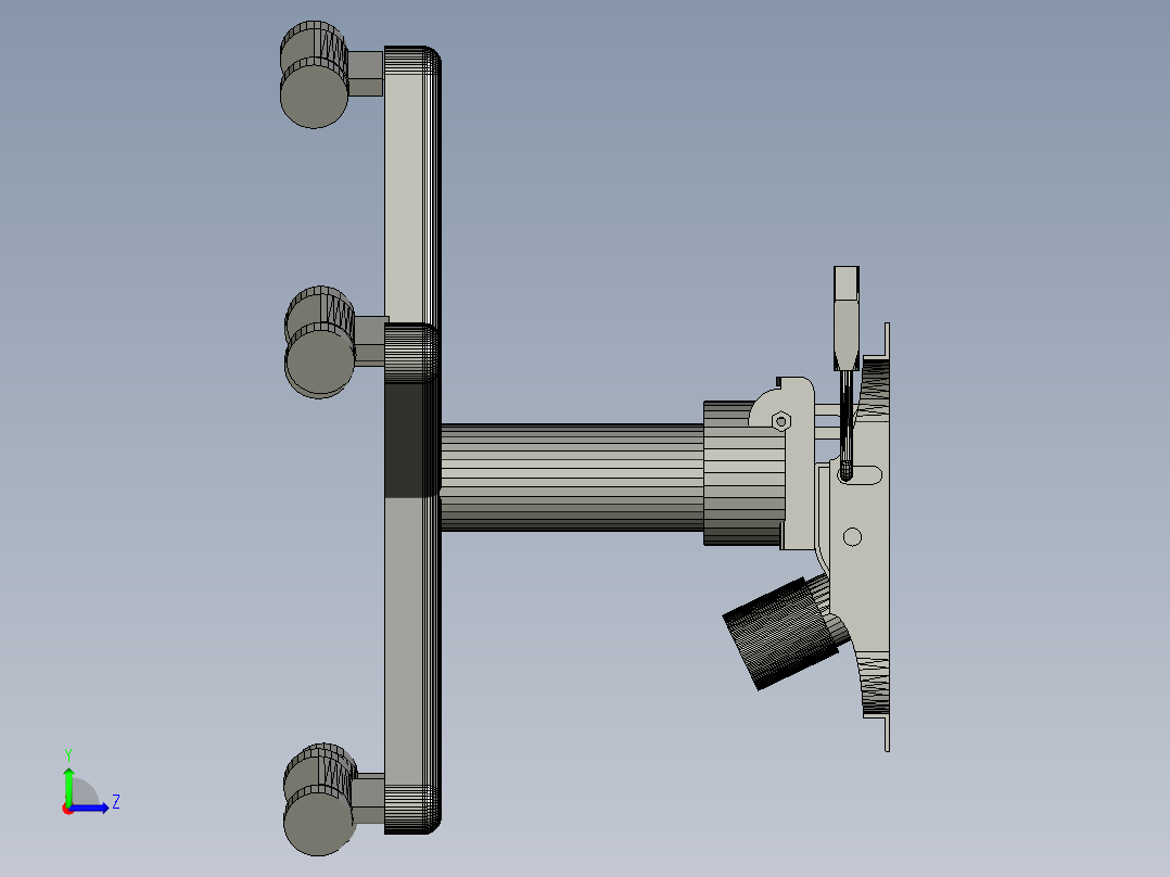 办公椅腿 MURAT左视图