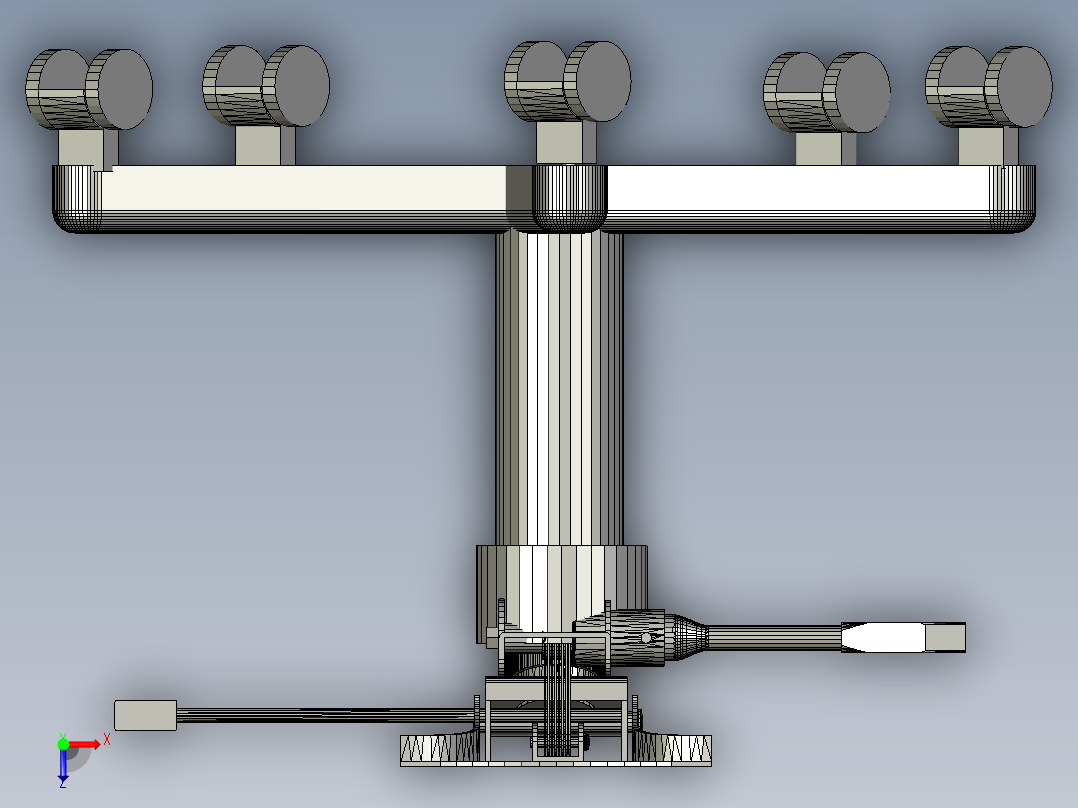 办公椅腿 MURAT俯视图