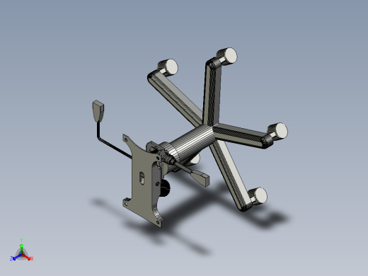 办公椅腿 MURAT正等轴测缩略图