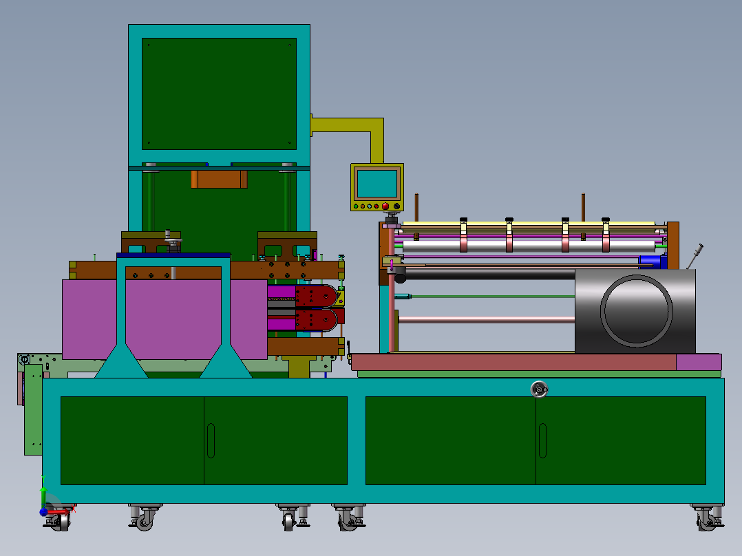 封切机(全自动包装机)前视图
