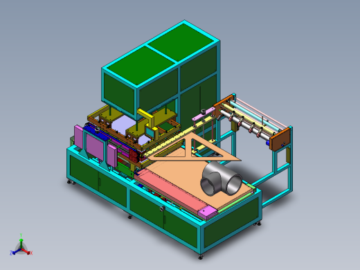 封切机(全自动包装机)正等轴测缩略图