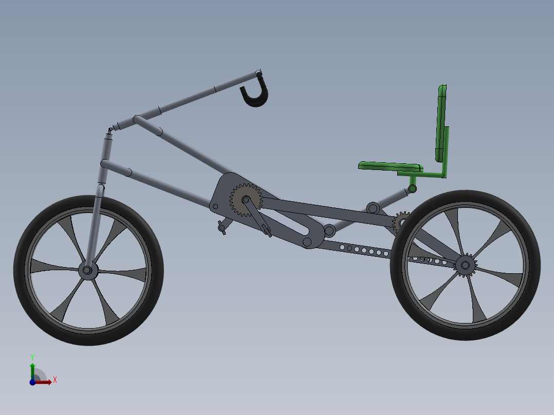 自制三轮车-2--sw前视图