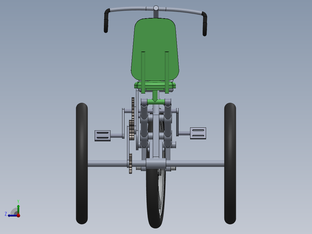 自制三轮车-2--sw右视图