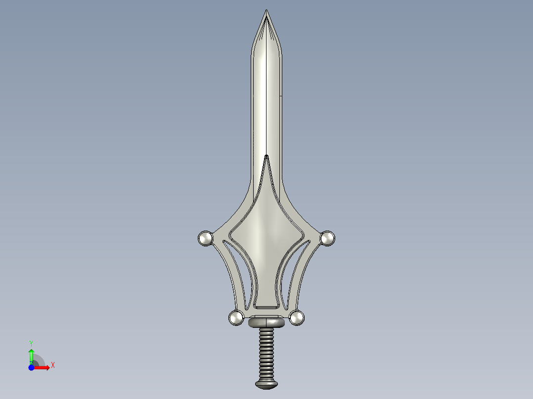 剑、宝剑(103)前视图