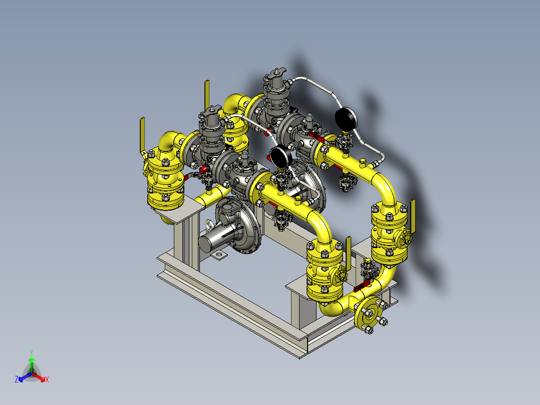 天然气减压站step