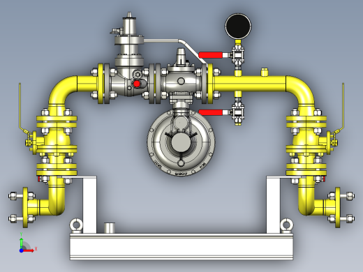 天然气减压站step前视缩略图