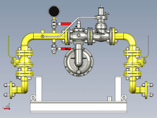 天然气减压站step后视缩略图