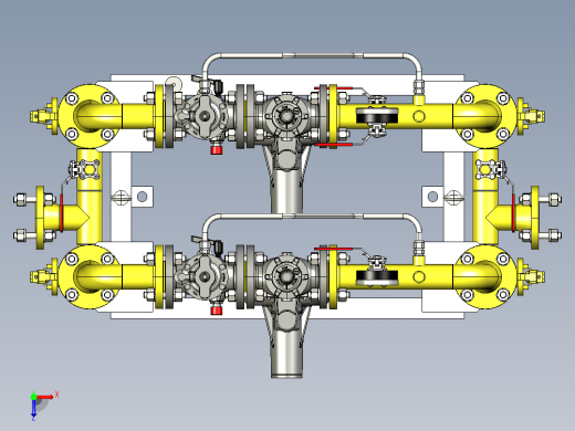 天然气减压站step俯视缩略图