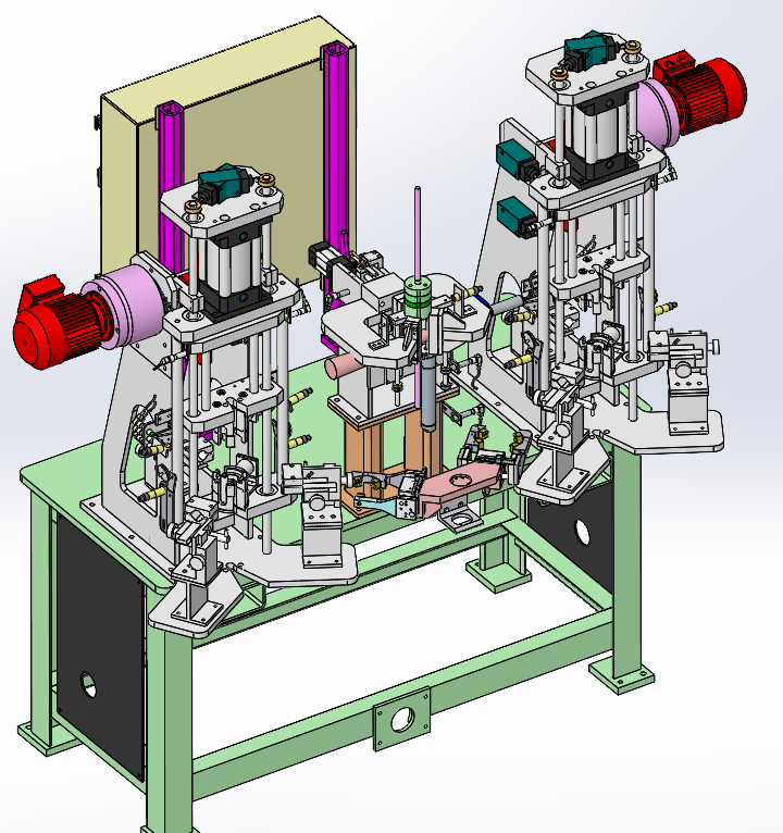 三相异步电动机装配产线sw20可编辑