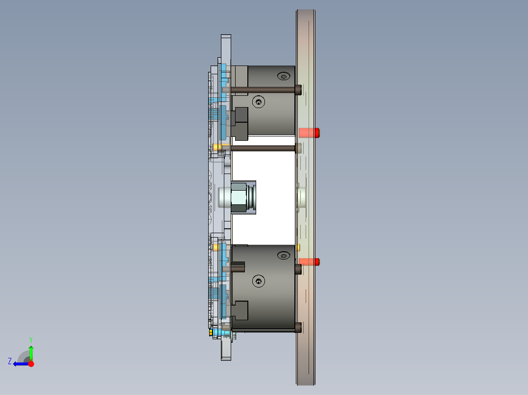 X1-A-笔记本CNC工装夹具三维模型CNC3-200728右视图