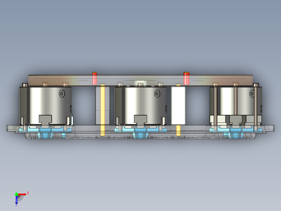 X1-A-笔记本CNC工装夹具三维模型CNC3-200728俯视图
