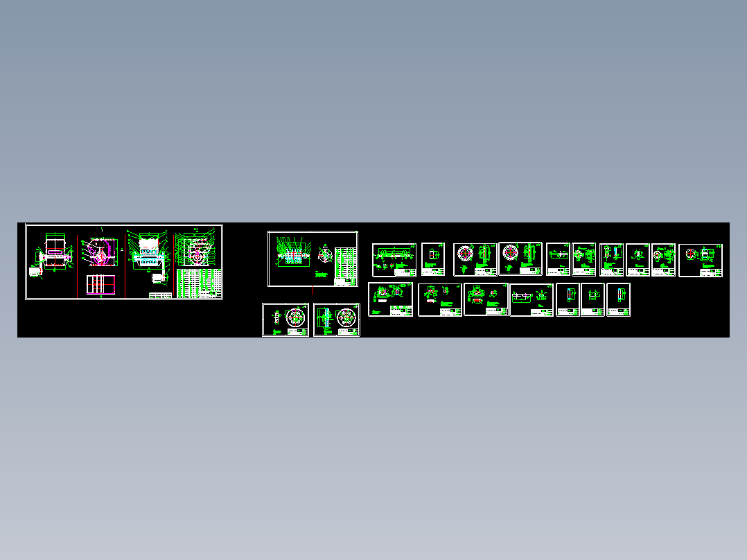 PCF1420.00反击锤式破碎机（带公差图纸较多）