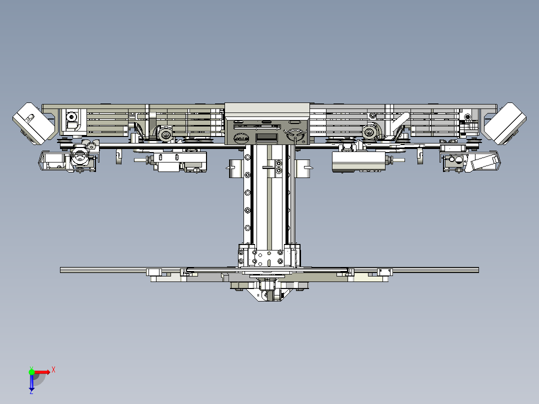 太阳能发电移位夹具俯视图