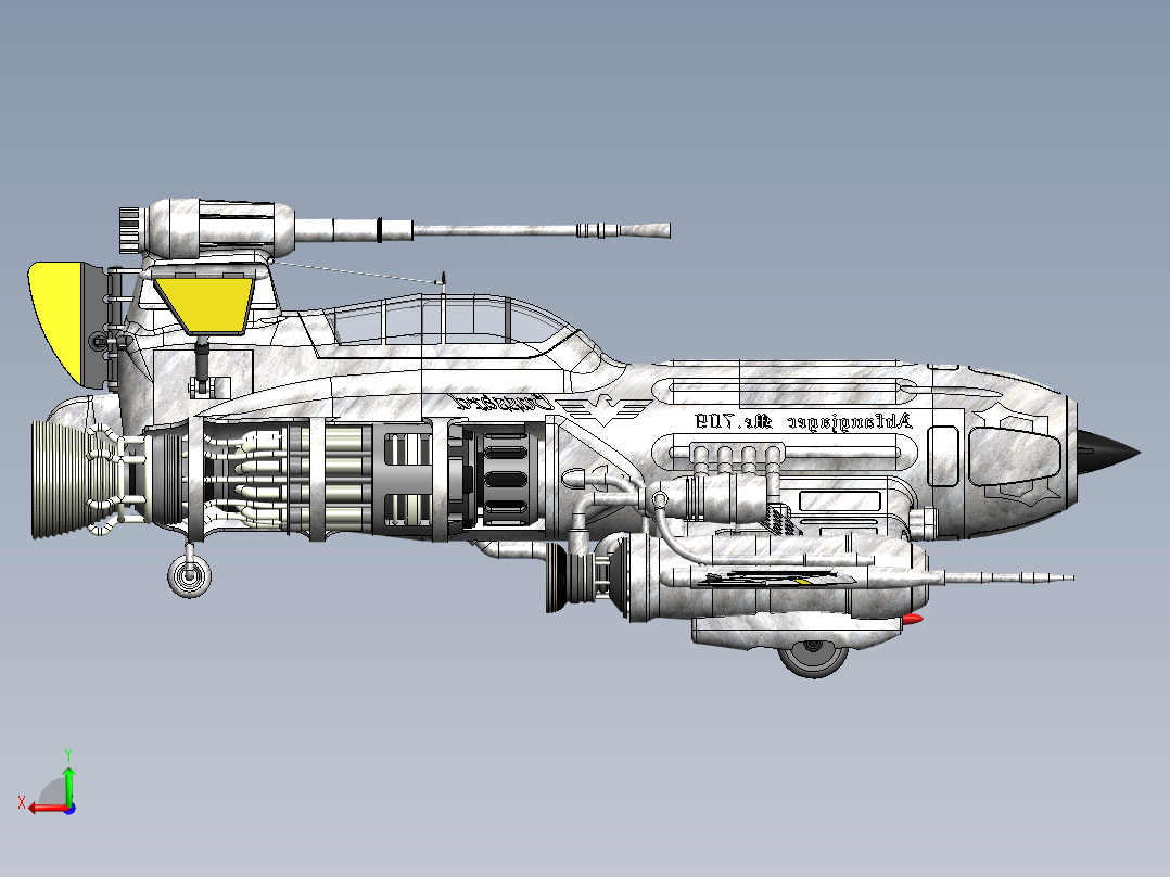 宇宙飞船(59)后视图