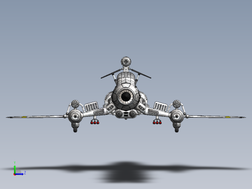 宇宙飞船(59)左视缩略图