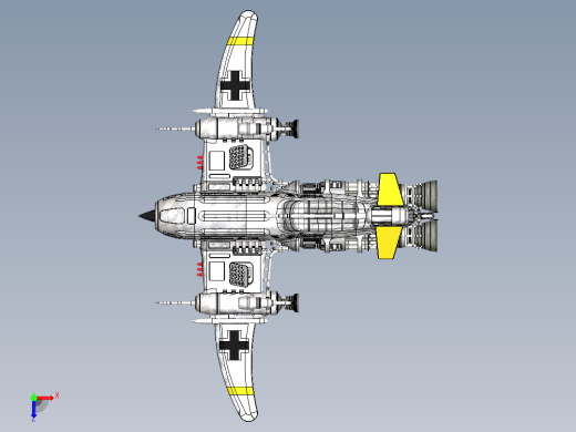 宇宙飞船(59)俯视缩略图