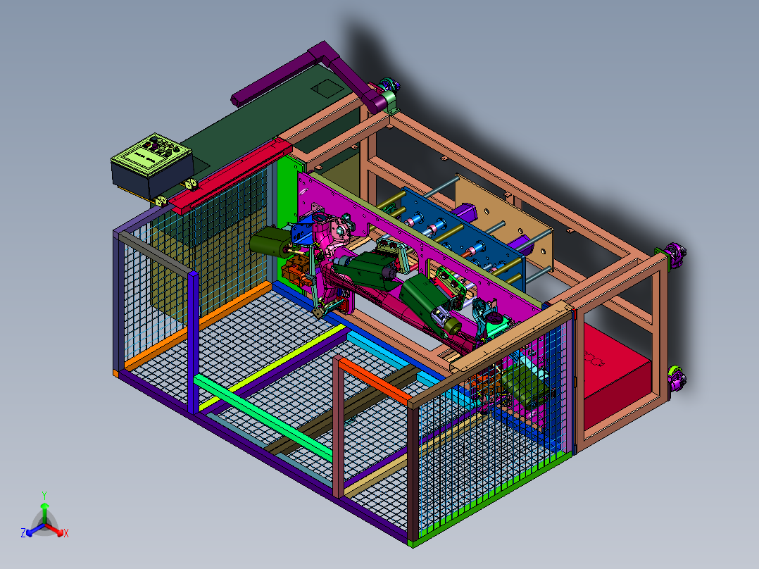 车桥桥壳总成螺纹加工装置