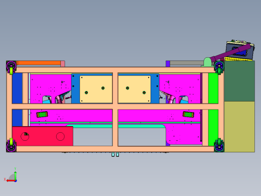 车桥桥壳总成螺纹加工装置后视缩略图