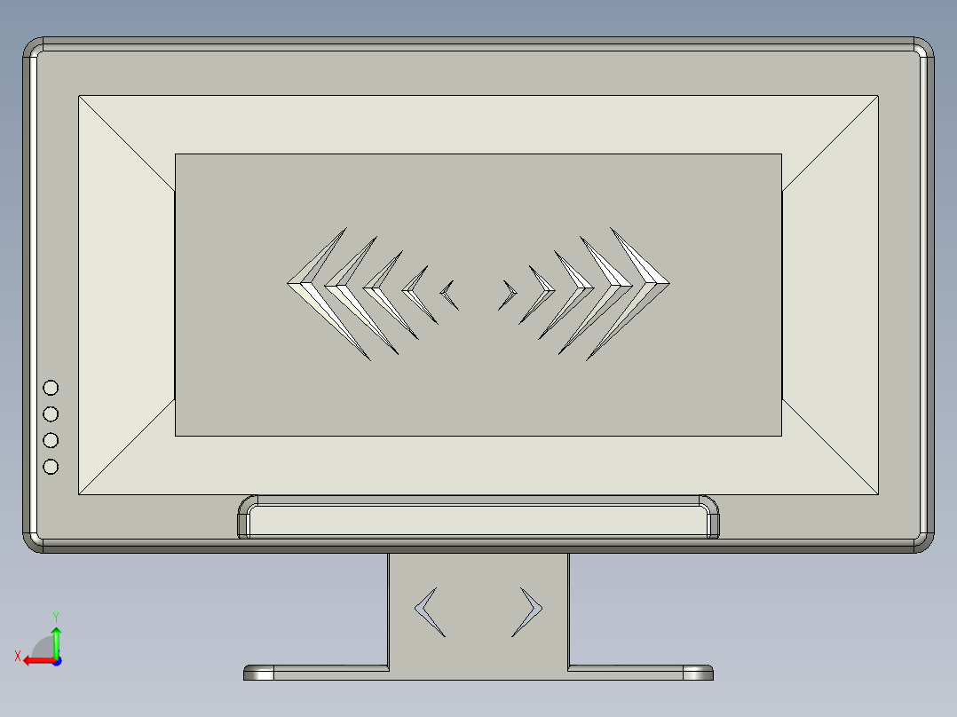 显示器、显示屏(20)后视图