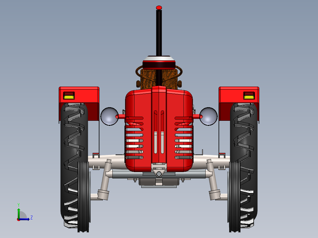 拖拉机、四轮车(3)左视图
